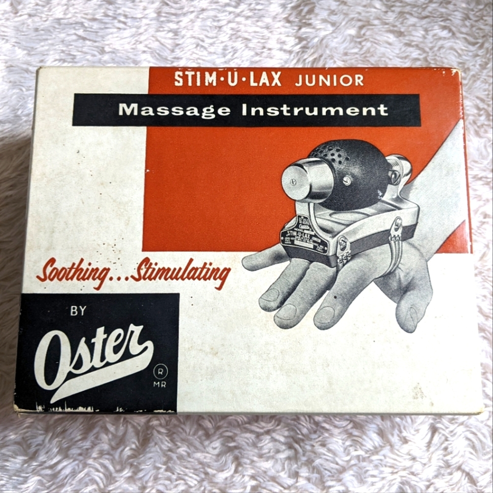 Stim-u-lax junior vintage Oster massage instrument